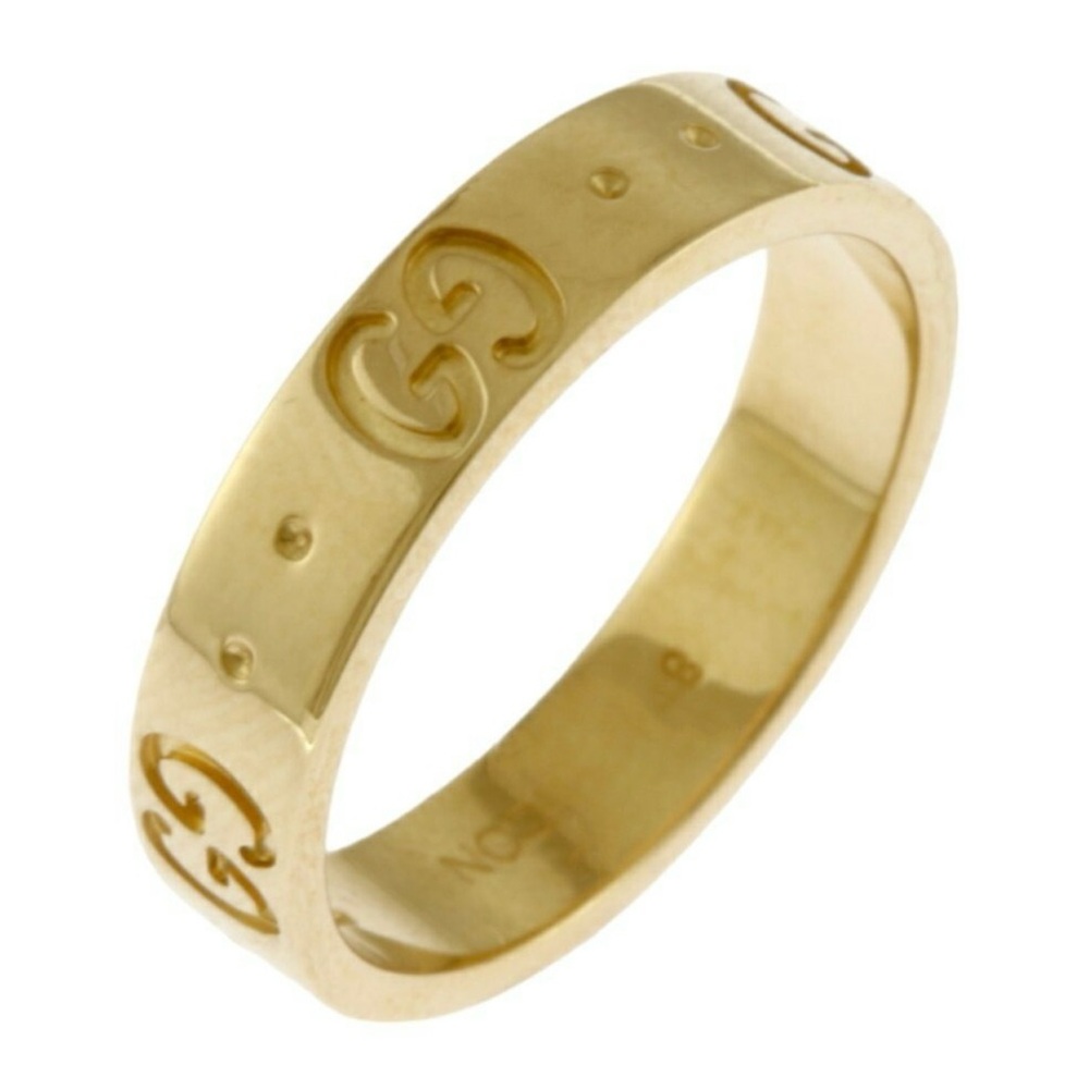 Women’s GUCCI Iconic Ring 18k Gold, Size 7.5